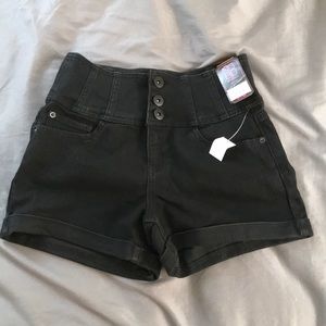 Black high rise jeans